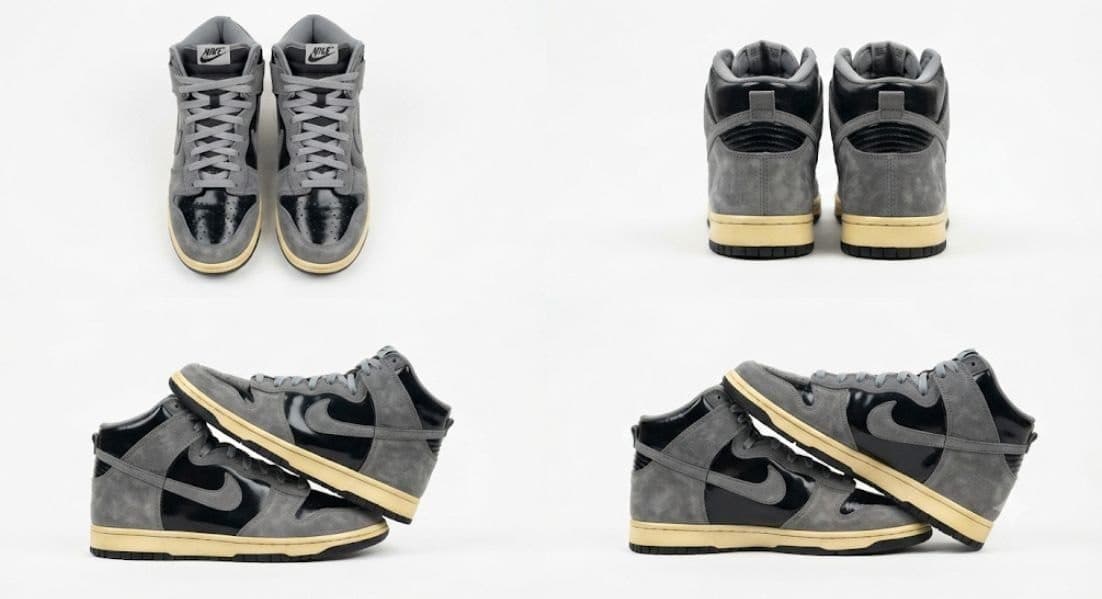 Nike Dunk High en verde oliva y negro